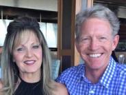 Michael Stewart enjoys a meal with his wife, Sherry. Photo courtesy of Stewart