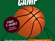 Basketball Camp for Grades 3 to 9 from June 16 to 18. Sign up here: n.sportssignup.com