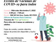 Canby Vaccine Event in Spanish