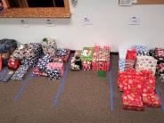 Aurora Fire District helped the Intermediate and Primary schools with their Giving Tree event by distributing gifts.