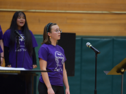 Student singing
