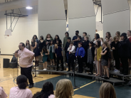 Middle School Choir singing