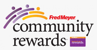 Fred Meyer's Community Rewards logo has a colorful arc shaped from circles and curved lines