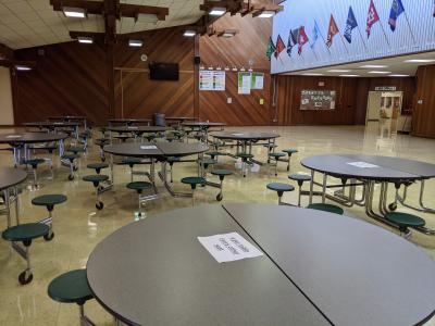 An image of the Middle School cafeteria