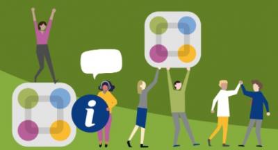 ParentSquare logo with little cartoon people