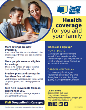 Find a local health coverage expert at OregonHealthCare.gov. For more info, call 855-268-3767  or email info.marketplace@odhsoha