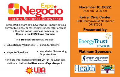 Latino Business Alliance's Expo Negocio, aka Latino Business Showcase