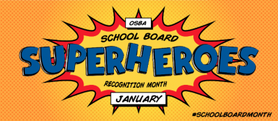 School Board Superhero Banner