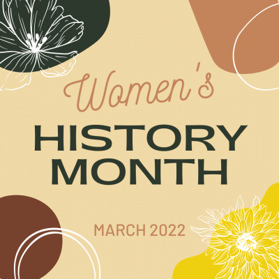 Logo for Women's History Month