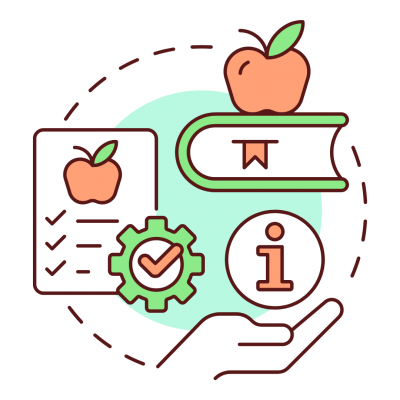 Graphic about health materials