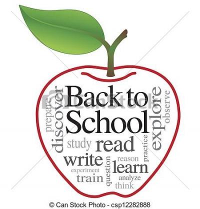 Back to School Apple