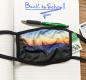 Mask, notebook, and pen