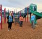 First-grade teachers, from left, are: Kaitlyn Harbick, Meredith Akin, Shawnti Peachey, Josh Mitchell, and Kymberlee Rhodes. 