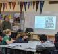 North Marion School Board Director Bill Graupp presents to students in Chelsea Landry's AVID class. Photo by Jillian Daley