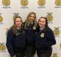 From left to right are Katie Weidemann, Sydney Bircher, and April Revis.