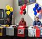 From left to right are Megan Netter, Vivian McCullough, and Evan Holman. Photo by Jillian Daley