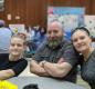 John and Anna King enjoyed the AVID Celebration dinner with their daughter, Xenia. Photo by Jillian Daley