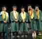 The valedictorians include, from left to right, Joseph Martinez, Owen Alvord, Gage Hurst, Jaydan Sahlin, and Mackenzie Agnew. 