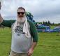 Science Teacher Mark John monitored students on the water slide during Field Day at the Middle School on Wednesday. 