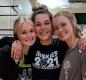 From left to right are North Marion athletes Becca Rand, Shay Coello, Clara Miller taking a break during practice.