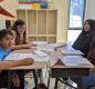 From left to right are students Rihanna Alfaro Calvillo, Allison Kirkbride, Yazmin Esquivel Alfonso, and Gomez Peña.