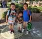 From left to right are: first-grader Liam Gulick, 2-year-old Myles Gomez, and first-grader Elijah Gomez