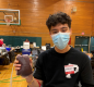 North Marion senior Emmanuel Morales Garcia proudly holds up his blood donation. Photo by Patricia McClintock