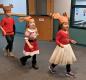 Kindergartners participated in the Reindeer Walk on Dec. 14 at North Marion Primary School. Photo by Jillian Daley