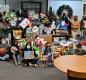 Middle School students celebrate Giving Tree project success. Photo by Jillian Daley